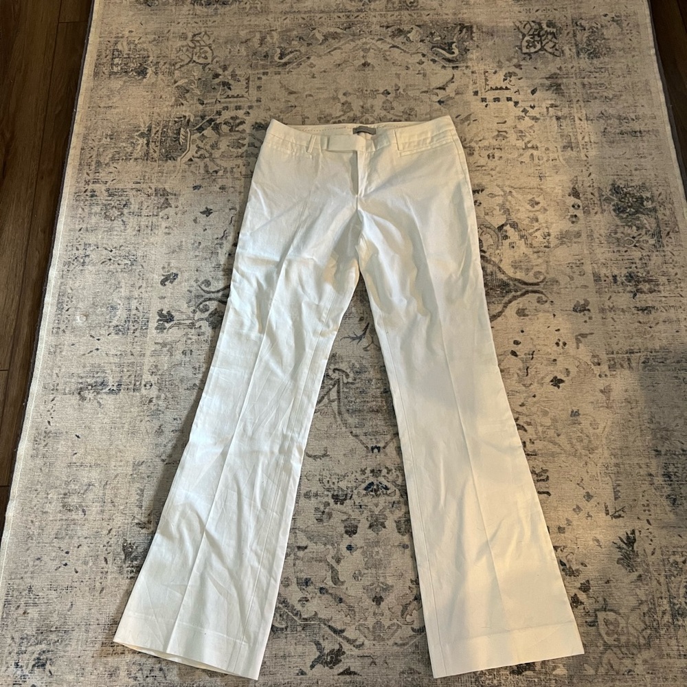 Gap White Modern Boot Pants 12 Tall